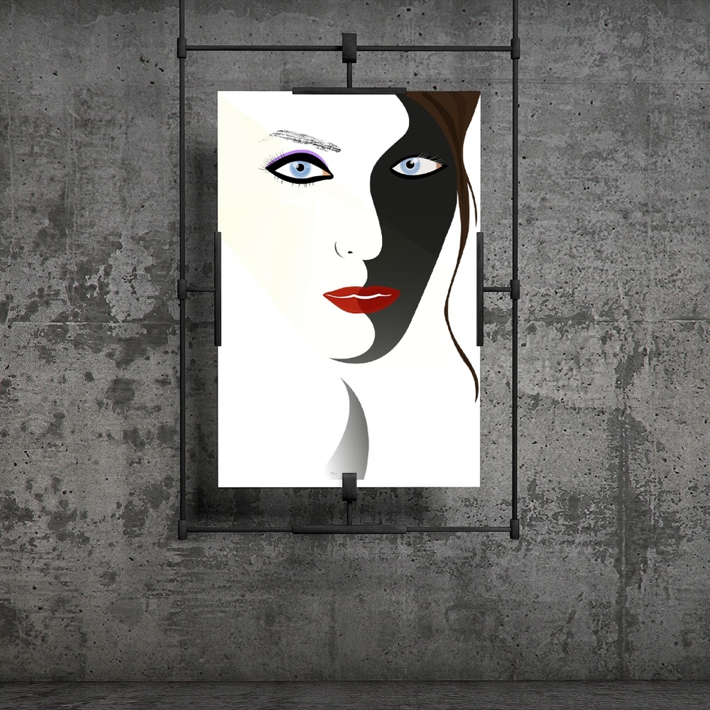 Beautiful lips - Graphic Design Illustration